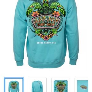 Ron Jon Surf Shop Women's Aqua Long Sleeve Tee